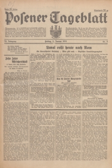 Posener Tageblatt. Jg.74, Nr. 3 (4 Januar 1935) + dod.