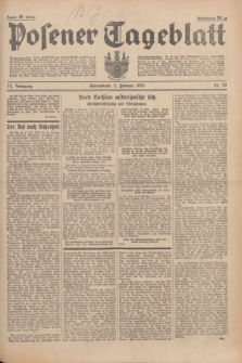 Posener Tageblatt. Jg.74, Nr. 28 (2 Februar 1935) + dod.
