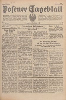 Posener Tageblatt. Jg.74, Nr. 63 (16 März 1935) + dod.