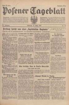 Posener Tageblatt. Jg.74, Nr. 66 (20 März 1935) + dod.