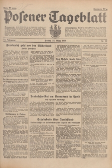 Posener Tageblatt. Jg.74, Nr. 68 (22 März 1935) + dod.