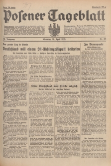 Posener Tageblatt. Jg.74, nr 88 (14 April 1935) + dod.