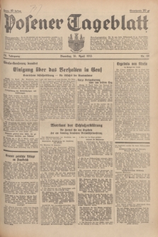 Posener Tageblatt. Jg.74, nr 89 (16 April 1935) + dod.