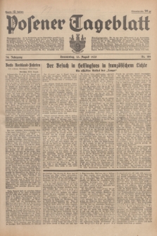 Posener Tageblatt. Jg.74, Nr. 186 (15 August 1935) + dod.