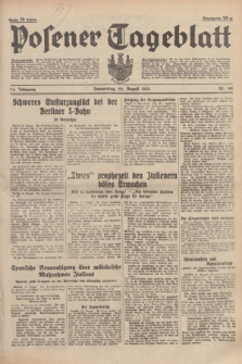 Posener Tageblatt. Jg.74, Nr. 191 (22 August 1935) + dod.