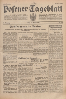 Posener Tageblatt. Jg.74, Nr. 192 (23 August 1935) + dod.