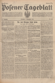Posener Tageblatt. Jg.74, Nr. 200 (1 September 1935) + dod.