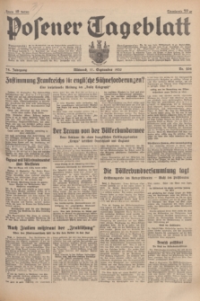 Posener Tageblatt. Jg.74, Nr. 208 (11 September 1935) + dod.
