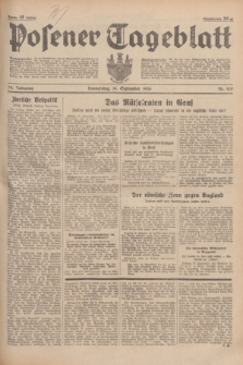 Posener Tageblatt. Jg.74, Nr. 215 (19 September 1935) + dod.