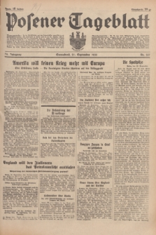 Posener Tageblatt. Jg.74, Nr. 217 (21 September 1935) + dod.