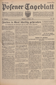 Posener Tageblatt. Jg.74, Nr. 232 (9 Oktober 1935) + dod.
