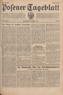 Posener Tageblatt. Jg.74, Nr. 251 (31 Oktober 1935) + dod.