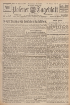Posener Tageblatt (Posener Warte). Jg.66, Nr. 14 (19 Januar 1927) + dod.