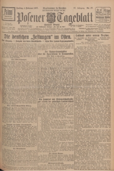 Posener Tageblatt (Posener Warte). Jg.66, Nr. 27 (4 Februar 1927) + dod.