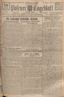 Posener Tageblatt (Posener Warte). Jg.66, Nr. 46 (26 Februar 1927) + dod.