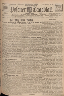Posener Tageblatt (Posener Warte). Jg.66, Nr. 50 (3 März 1927) + dod.