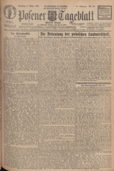 Posener Tageblatt (Posener Warte). Jg.66, Nr. 54 (8 März 1927) + dod.