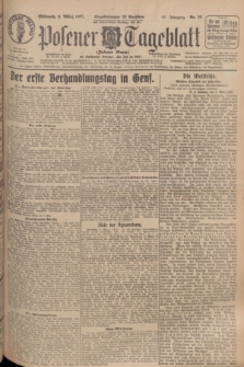 Posener Tageblatt (Posener Warte). Jg.66, Nr. 55 (9 März 1927) + dod.