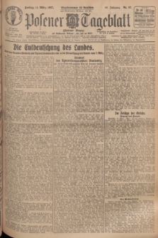 Posener Tageblatt (Posener Warte). Jg.66, Nr. 57 (11 März 1927) + dod.