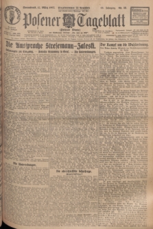 Posener Tageblatt (Posener Warte). Jg.66, Nr. 58 (12 März 1927) + dod.