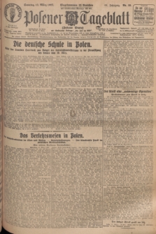 Posener Tageblatt (Posener Warte). Jg.66, Nr. 59 (13 März 1927) + dod.