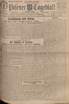 Posener Tageblatt (Posener Warte). Jg.66, Nr. 73 (30 März 1927) + dod.