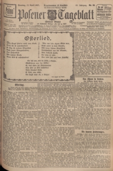 Posener Tageblatt (Posener Warte). Jg.66, Nr. 88 (17 April 1927) + dod.