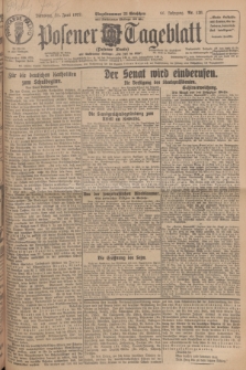 Posener Tageblatt (Posener Warte). Jg.66, Nr. 138 (21 Juni 1927) + dod.