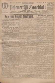 Posener Tageblatt (Posener Warte). Jg.66, Nr. 191 (24 August 1927) + dod.