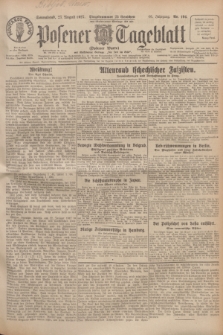 Posener Tageblatt (Posener Warte). Jg.66, Nr. 194 (27 August 1927) + dod.