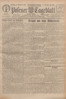 Posener Tageblatt (Posener Warte). Jg.66, Nr. 208 (13 September 1927) + dod.