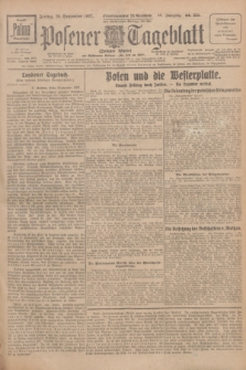 Posener Tageblatt (Posener Warte). Jg.66, Nr. 223 (30 September 1927) + dod.