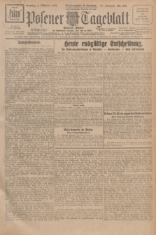 Posener Tageblatt (Posener Warte). Jg.66, Nr. 225 (2 Oktober 1927) + dod.