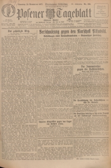 Posener Tageblatt (Posener Warte). Jg.66, Nr. 265 (20 November 1927) + dod.