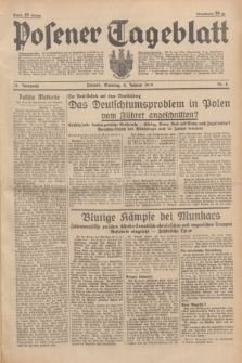Posener Tageblatt. Jg.78, Nr. 6 (8 Januar 1939) + dod.
