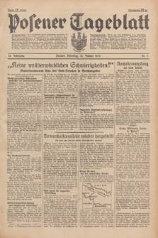 Posener Tageblatt. Jg.78, Nr. 7 (10 Januar 1939) + dod.