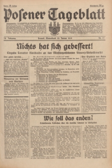 Posener Tageblatt. Jg.78, Nr. 17 (21 Januar 1939) + dod.