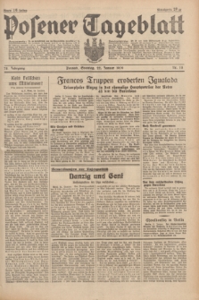 Posener Tageblatt. Jg.78, Nr. 18 (22 Januar 1939) + dod.