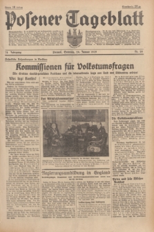 Posener Tageblatt. Jg.78, Nr. 24 (29 Januar 1939) + dod.