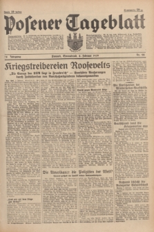 Posener Tageblatt. Jg.78, Nr. 28 (4 Februar 1939) + dod.