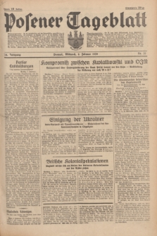 Posener Tageblatt. Jg.78, Nr. 31 (8 Februar 1939) + dod.