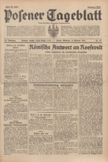 Posener Tageblatt = Poznańska Gazeta Codzienna. Jg.78, Nr. 37 (15 Februar 1939) + dod.
