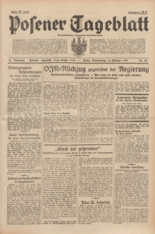 Posener Tageblatt = Poznańska Gazeta Codzienna. Jg.78, Nr. 38 (16 Februar 1939) + dod.