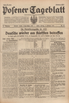 Posener Tageblatt = Poznańska Gazeta Codzienna. Jg.78, Nr. 39 (17 Februar 1939) + dod.