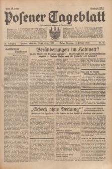 Posener Tageblatt = Poznańska Gazeta Codzienna. Jg.78, Nr. 41 (19 Februar 1939) + dod.