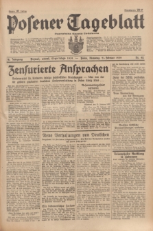 Posener Tageblatt = Poznańska Gazeta Codzienna. Jg.78, Nr. 42 (21 Februar 1939) + dod.