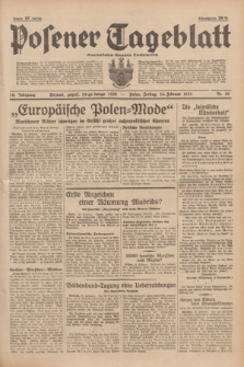 Posener Tageblatt = Poznańska Gazeta Codzienna. Jg.78, Nr. 45 (24 Februar 1939) + dod.