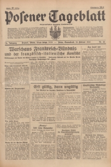 Posener Tageblatt = Poznańska Gazeta Codzienna. Jg.78, Nr. 46 (25 Februar 1939) + dod.