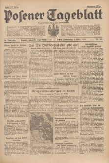 Posener Tageblatt = Poznańska Gazeta Codzienna. Jg.78, Nr. 50 (2 März 1939) + dod.