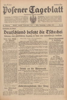 Posener Tageblatt = Poznańska Gazeta Codzienna. Jg.78, Nr. 62 (16 März 1939) + dod.